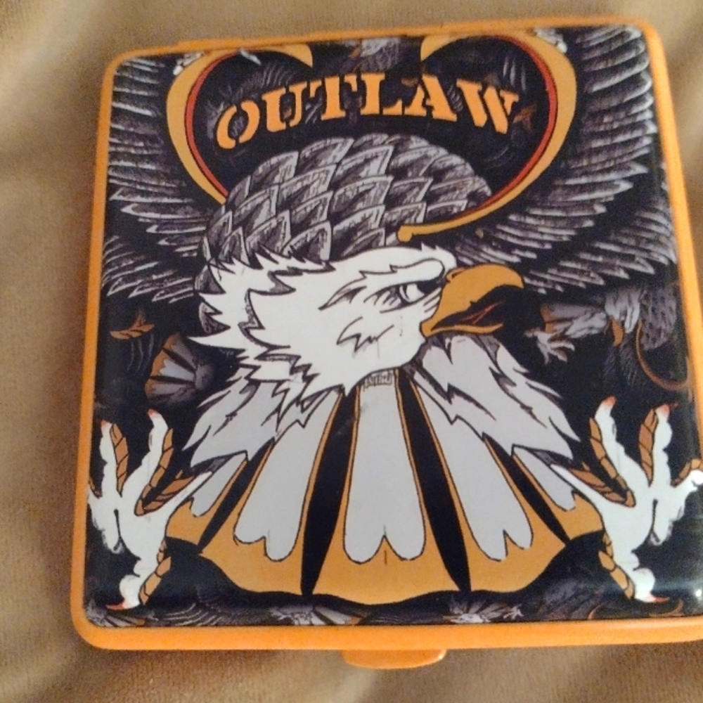 New Biker 'OUTLAW' Kings Cigarette Case